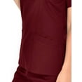 thumbnail image 2 of Mini Marilyn Women's 4-Way Stretch V-Neck 3 Pocket Scrub Top, 2 of 2