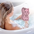 thumbnail image 2 of Unique Bargains 1 Pc Cartoon Bath Brush Body Scrubber for Bathroom 4.53"x2.76"x1.1" Pink, 2 of 7