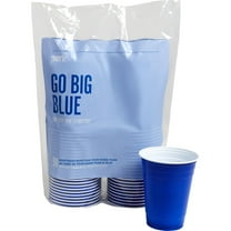 Staples Perk Plastic Cold Cup 16 Oz. Blue 150/Carton PK45561VS