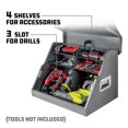thumbnail image 2 of Powerbuilt Rapid Box Portable Slant Front Lockable Power Tool Toolbox, 2 of 7