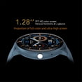 thumbnail image 2 of Smart Wearable Watch round Bluetooth Step Clock Movement Unisex Touchscreen Silicone Strap Fitness Tracker with Heart Rate Blood Pressure Monitor, 米黄, 2 of 10