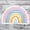 3pcs, variant on Vibrant Pastel Rainbow Colorful Drawn Rainbow Sticker