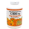Natural Factors, Kids Chewable Vitamin C 500 mg, Supports Immune Health, Bones, Teeth and Gums, Tangy Orange, 180 Count