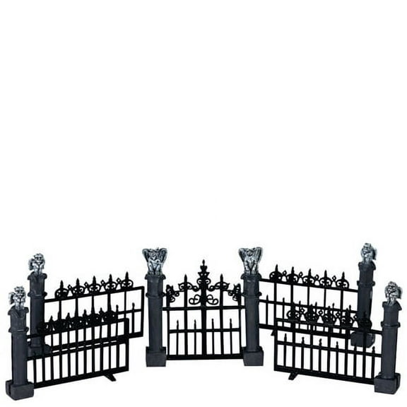 Lemax Gargoyle Fence, Set of 5