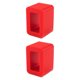 thumbnail image 3 of 2 soportes para hebilla de cinturón de seguridad que brillan en la oscuridad. Rojo, 3 of 6