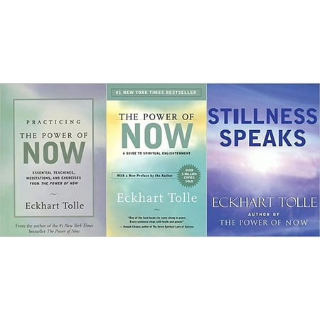 Eckhart Tolle The Power of Now Collection 3 Books Set – The Power of Now, Practicing the Power of Now & Stillness Speaks | Spiritual Self-Help Series