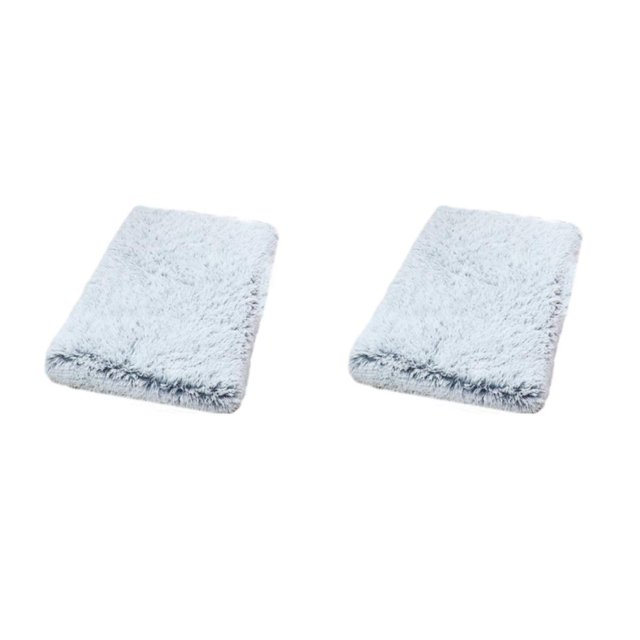 Youkk Pet Mat Suitable For All Breeds Easy To Clean Value For Money Durable Dog Bed grey white S 40*30*5cm 2Set