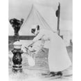 thumbnail image 2 of Masked Nurse Pumping Water At A Field Hospital During The 1918 Spanish Flu Pandemic. Photographed In United States, 2 of 2