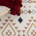 thumbnail image 6 of SAFAVIEH Marrakesh Lemoine Southwestern Polyester Runner Rug, Ivory/Multi, 2'2" x 8', 6 of 8