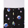thumbnail image 6 of QEFJNO 3-12Y Kid Boys Rocket Planet Pajamas Little Big Boys Sleepwear Short Sleeves and Pants 2 Pieces Summer Pjs Set, 6 of 14