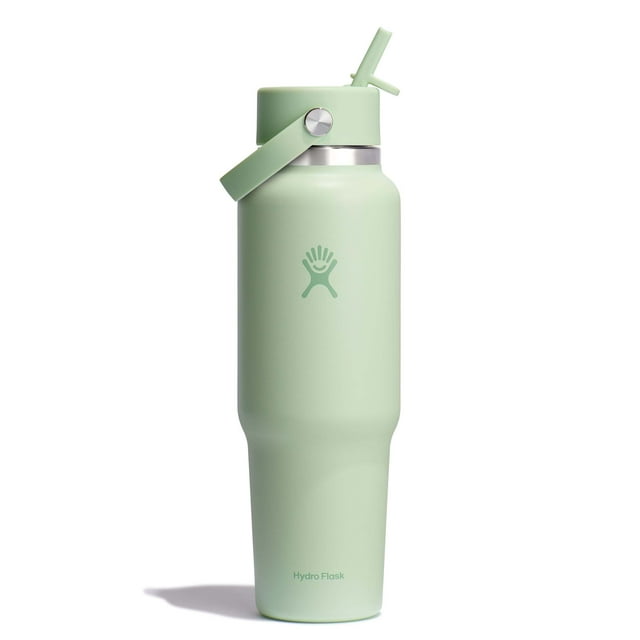 Botella de viaje Hydro Flask Wide Flex Straw 1.2 L Aloe Green