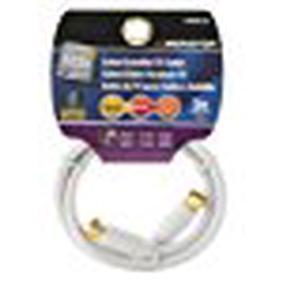 Monster Jhiu 140046-00 3 ft. White RG6 Video Coaxial Cable