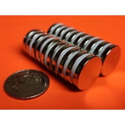 Super Strong 20 Neodymium Magnets 3/4 in X 1/8 in Permanent Magnet disc