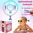 thumbnail image 3 of Set de joyas BEKALERZ para niñas de 3 a 10 años con anillos y collares, 3 of 7