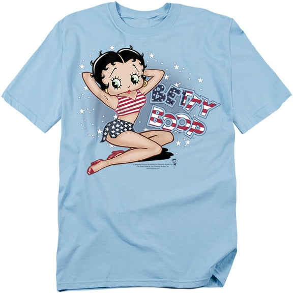 Betty Boop T-Shirt All American Girl Unisex Graphic Tee For Men & Women