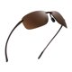 thumbnail image 1 of Gafas de sol deportivas para mujeres, hombres, marco irrompible sin montura para correr, pesca, conducción de béisbol, color té Feliz Sencillez, 1 of 5