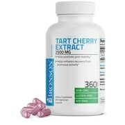 Bronson Tart Cherry Extract 2500 mg Vegetarian Capsules Premium Non-GMO Gluten Free Soy Free with Antioxidants, 360 Veg Capsules