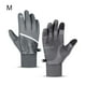 thumbnail image 2 of Invierno guantes de ciclismo al aire libre impermeable a prueba de viento protectores de mano a prueba de viento antideslizantes deportes calentadores de senderismo camping m gris 1 par Scienceny OD002140-04, 2 of 7