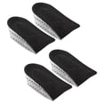thumbnail image 2 of 2 Pairs Heel Lift Inserts Height Increase Insole Invisible Heightening Insole Sillicone 3-Layer Heel Support Insoles Height-Adjustable Shoe Pads Foot Cushion for Shoes, 2 of 9
