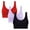 Red, variant on Gmluru Sports Bras for Women 3Pc Hot Drill Comfortable Non - Underwire Comfortable One - Piece Gathering Non - Trace Vest Type Breathable Bra Underwear Red Up to 65% Off!