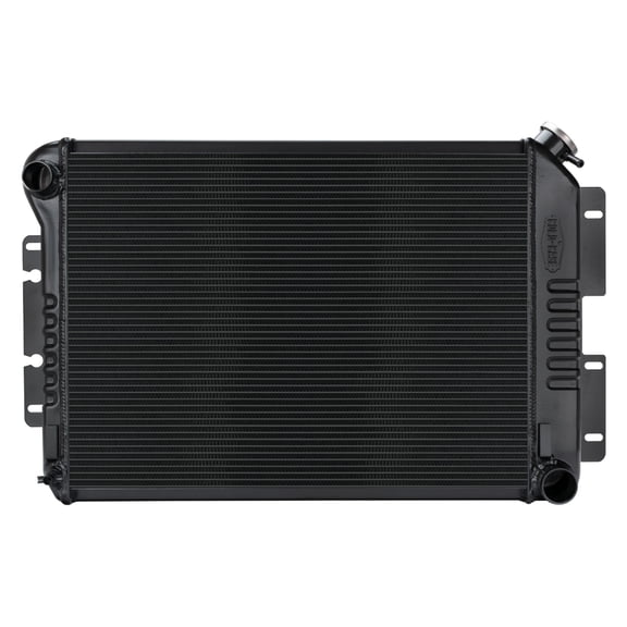 67-69 Camaro Radiator Manual Trans Black