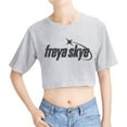 thumbnail image 2 of Freya Skye Merch “Not Even Mad About lt” Print Crop T-Shirt – Women’s Graphic Short Sleeve Tee, Casual Streetwear Gift for Music Lovers, 2 of 9