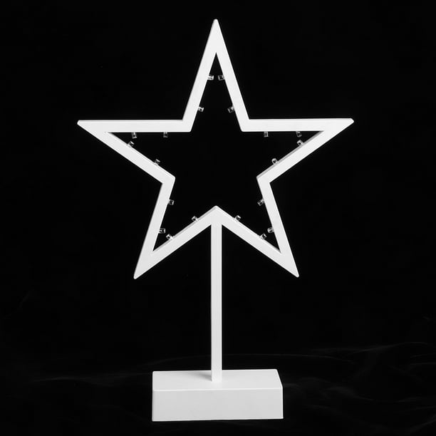 Lámpara de noche de mesa, luz LED de decoración de estrella de noche con forma de estrella, rendimiento confiable