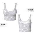 thumbnail image 5 of Lsque Fun Rabbit Printed Women'S Sports Bra, Compression, Moisture Wicking, High-Impact Sports Bra For Women,Supportive sports bra-XX-Large, 5 of 9