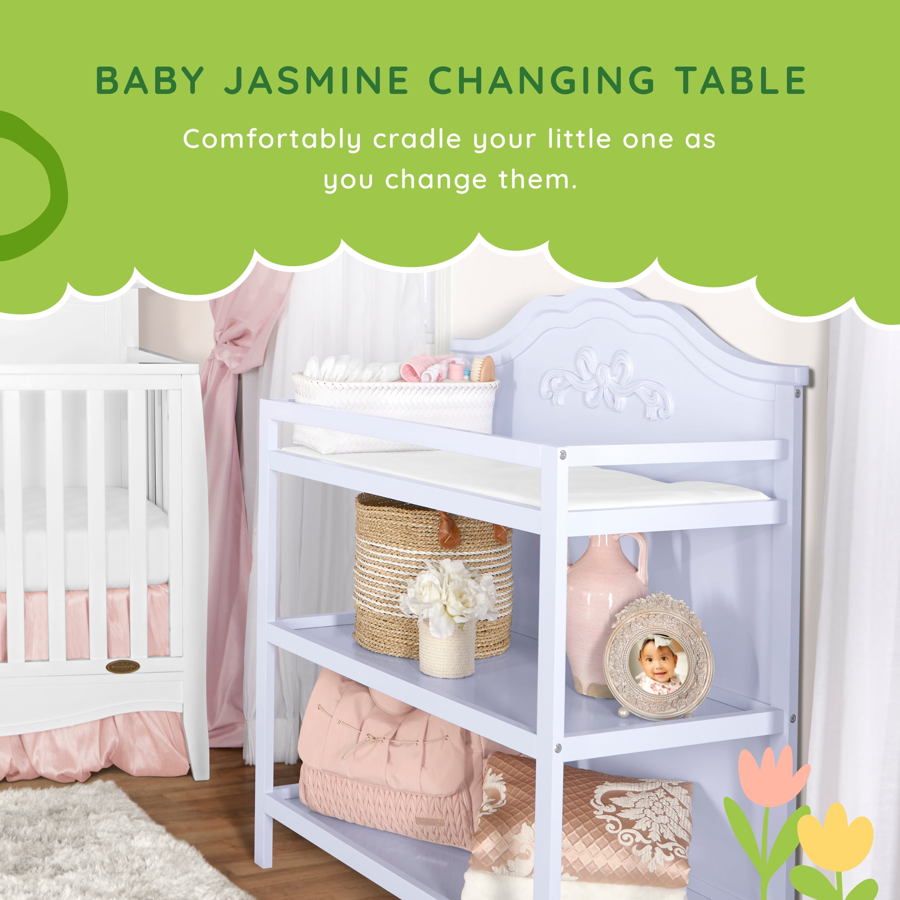 Dream on me violet changing clearance table