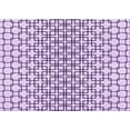 thumbnail image 1 of Ahgly Company Machine Washable Indoor Rectangle Transitional Purple Flower Purple Area Rugs, 5' x 8', 1 of 7