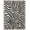Black, Pattern 1, variant on ODIKA 4'x6' Machine Washable Non-Slip Area Rug, Monochrome Savanna Bands Elegant Contemporary Stylish Fashionable High Traffic Rug, Black, 592630