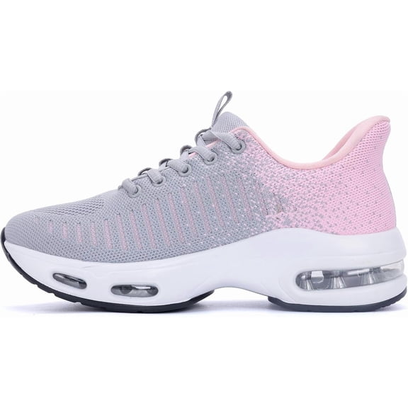 MAYKX Women’s Slip-On Walking Shoes Cushioned Sole Tennis Sneakers for Office Ladies & Pregnant Women