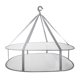 thumbnail image 1 of Double Layer Grey Clothes Drying Net with Windproof Hooks, Foldable Mesh Hanging Basket for Indoor Outdoor Use, Multi Function Clothes Dryer for, 1 of 3