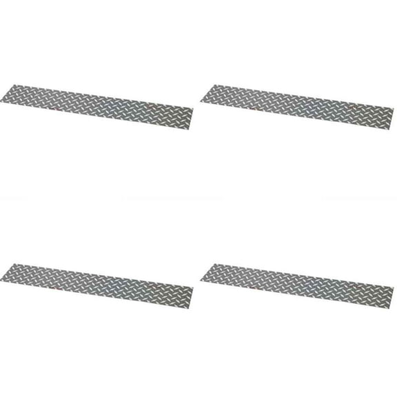 Oralite® Conspicuity Tape: 2" x 12" White Diamond Plate - 4 Pack