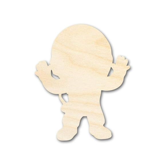 Unfinished Wood Cute Astronaut Shape 14" / 1/4"