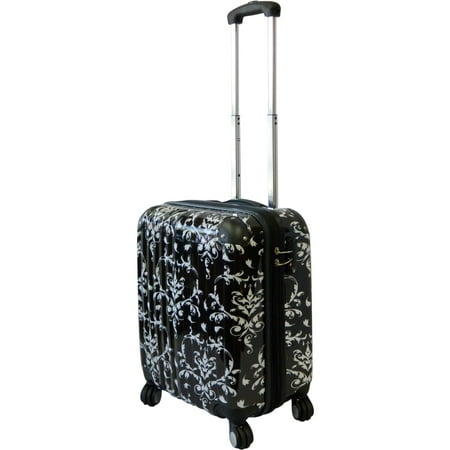 Karriage-Mate  Damask 21-inch Carry On Hardside Spinner Upright Suitcase -