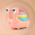 thumbnail image 1 of Cute Snail Flash Light Inertial Pull Back Car Toy, 1 of 2