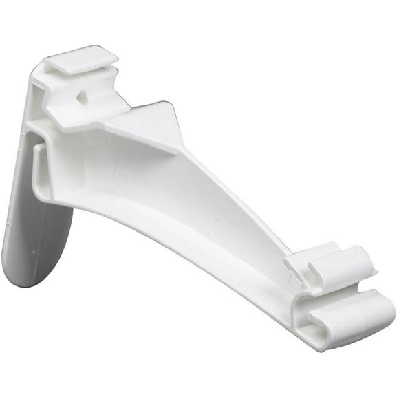 One Piece Traditional White Hidden Vinyl Gutter Hook