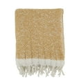 thumbnail image 4 of Saro Lifestyle Chic Faux Mohair Herringbone Fringed Throw, 4 of 5