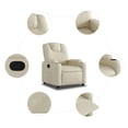 thumbnail image 4 of vidaXL Recliner Chair Cream, 4 of 5