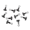thumbnail image 1 of 10pcs Crane Fishing Swivels Line Connector Rigs Tools M, 1 of 7