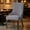 B, variant on Clearance! Soovim Stretch T Shape Chair Cover, Jacquard Armchair Slipcover with Elastic Bottom, Small Armchair Furniture Protector for Living Room, Machine Washable, Medium Gray