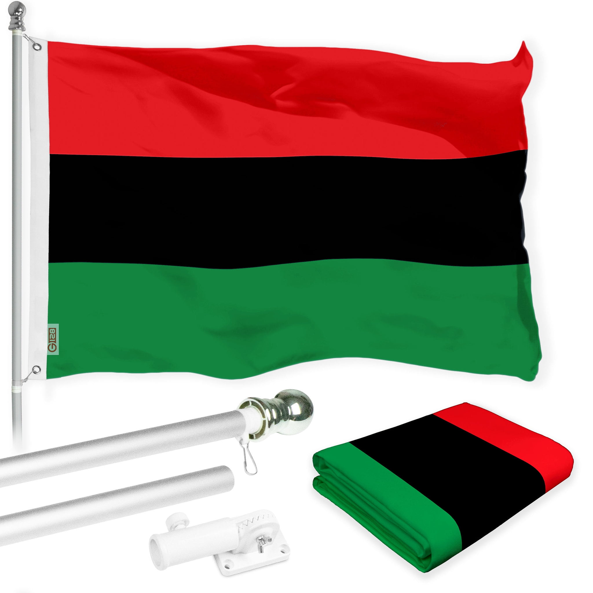 G128 5 Pack: Pan African Flag | 3x5 Ft | LiteWeave Pro Series