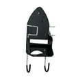 thumbnail image 3 of Colgador de tabla de planchar Colgador de plancha eléctrica para puerta Armario para plancha caliente negro, 3 of 9