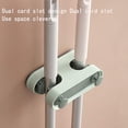 thumbnail image 3 of Clip para fregona de 3 piezas, soporte para fregona, soporte para escoba de fregona, organizador de almacenamiento, diseño de doble hebilla, instalación sin clavos, gran capacidad de carga JAMW Sencillez, 3 of 5