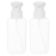 thumbnail image 1 of 1 juego de 2 botellas vacías de plástico para mousse, dispensador de jabón portátil (transparentes)., 1 of 6