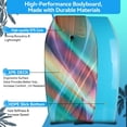 thumbnail image 2 of RAYWER Body Board Lightweight with EPS Core, HDPE Slick Bottom, Leash & Adjustable Wrist Rope, Great Surfing for Kids and Adults, 2 of 8