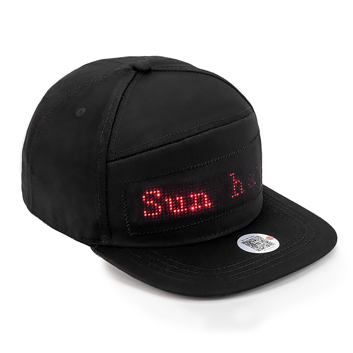 Leadleds LED Hat, Bluetooth-compatible, Editable Display 