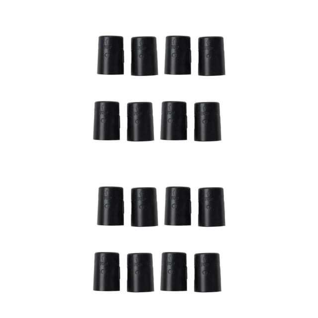 ZheElen 8 Pieces Wire Shelf Lock Clips Assortment Shelving Sleeves Accessories Black 2Set