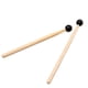 thumbnail image 3 of Mazas de percusión 1 par de mazos de xilófono de tambor de acero para lengua, diapasón, mazo de varilla de madera para instrumento de percusión Meterk Mazas de percusión, 3 of 6